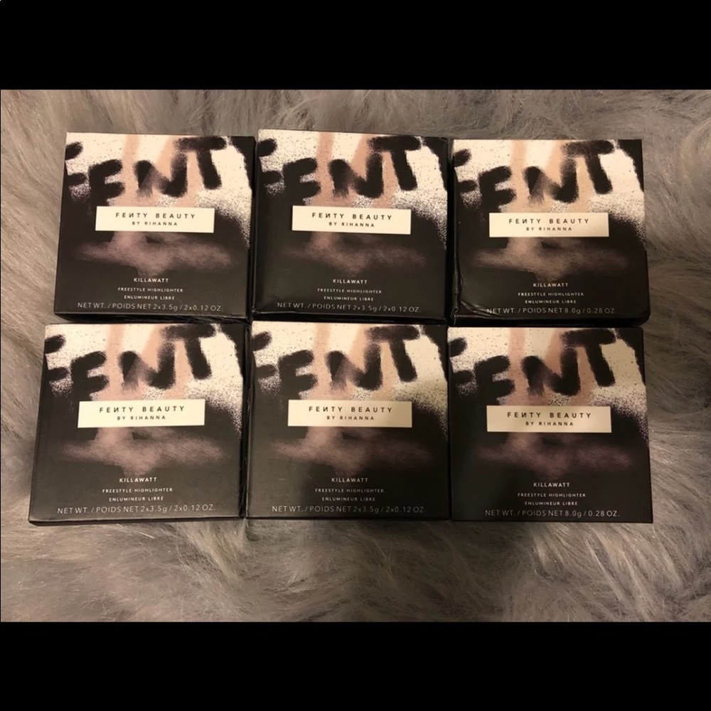 (6) NEW fenty highlighters